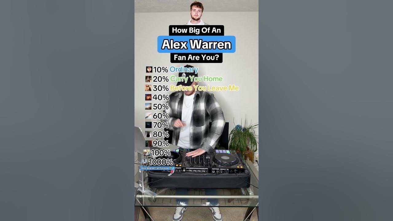 How Big Of An ALEX WARREN Fan Are You? 📈🏆 (Ordinary, Carry You Home, Before You Leave Me, & more!)