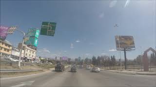 Ingresando a la Ciudad de Mendoza por Acceso Este, Vicente Zapata. Octubre 2020.