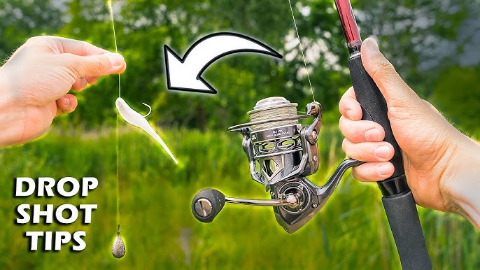 How to Fish the Drop Shot Rig 2 Ways- Bass Fishing 
