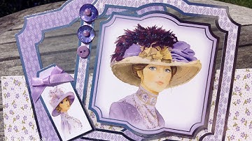 Hunkydory My Fair Lady Acetate Easel Card