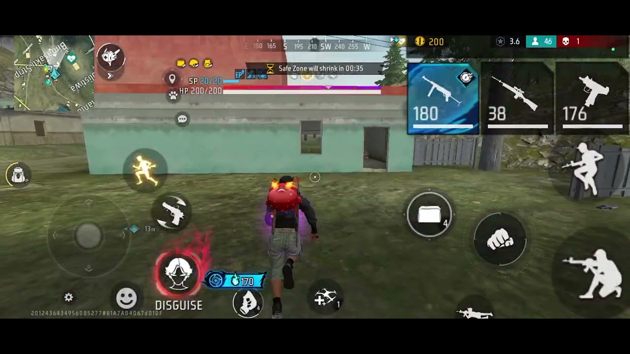 Free Fire BR Rank Push 🔥 Full OP GameplayBR Rank Match | Pure Skill No Luck