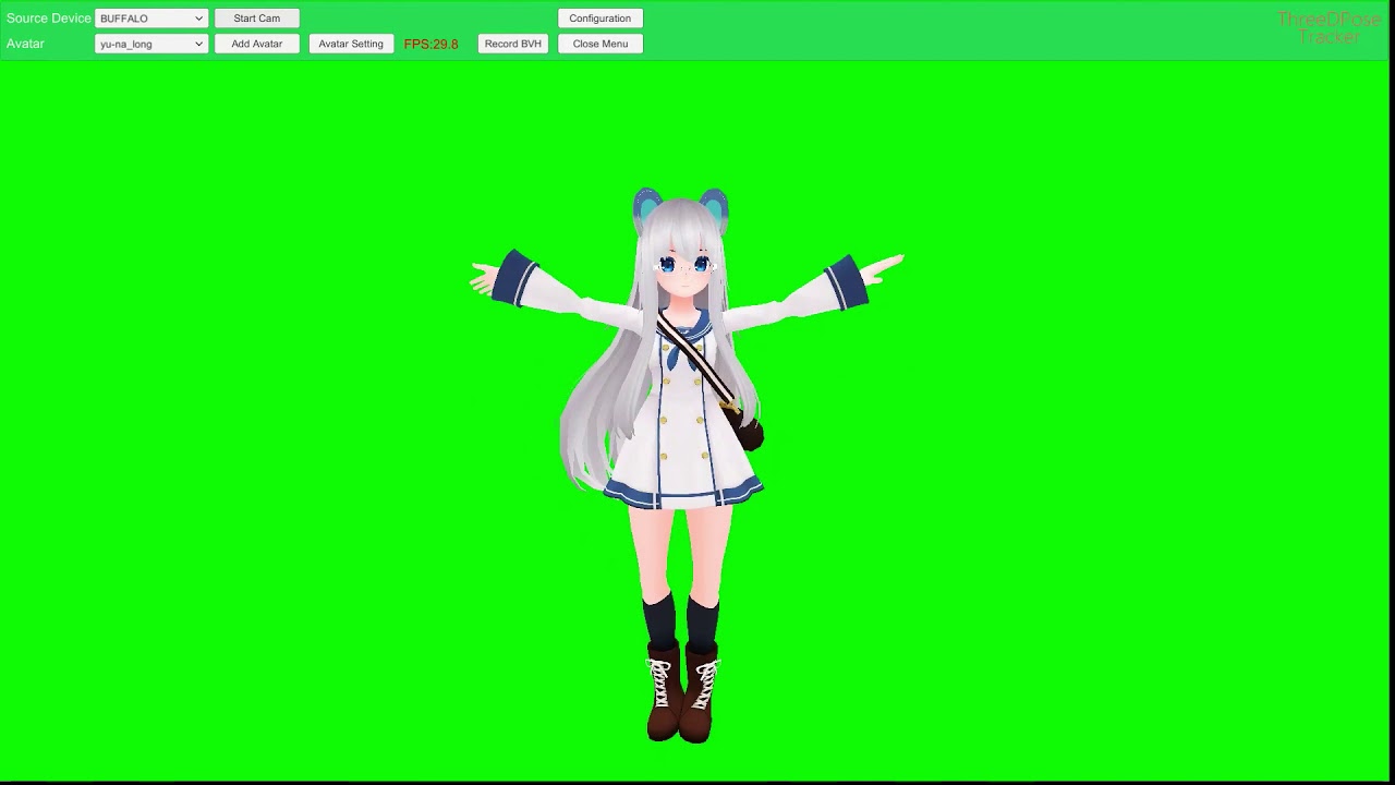 Threedposetracker の紹介 機械学習によるwebカメラの映像のみを用いた姿勢推定とアバター描画 Youtube