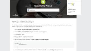 FAN (Facebook Audience Network) Tutorial : How to add new apps android. screenshot 4