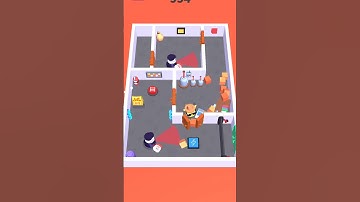 Cat escapes in 👻 level 554 #ghost #scared #cat #gaming