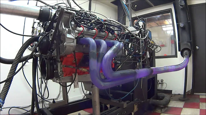 Dyno pull of Supercharged LS crate engine! PSLS4272SCT by BluePrint Engines