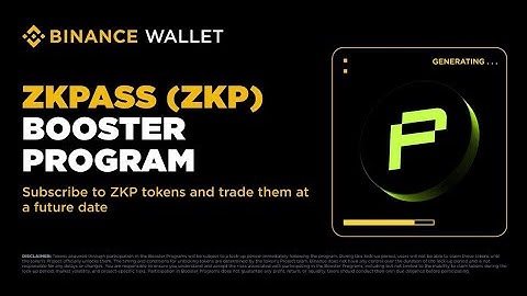Binance Web3 zkPass Booster Program Phase 1 | zkPass Booster Campaign | Binance new airdrop |