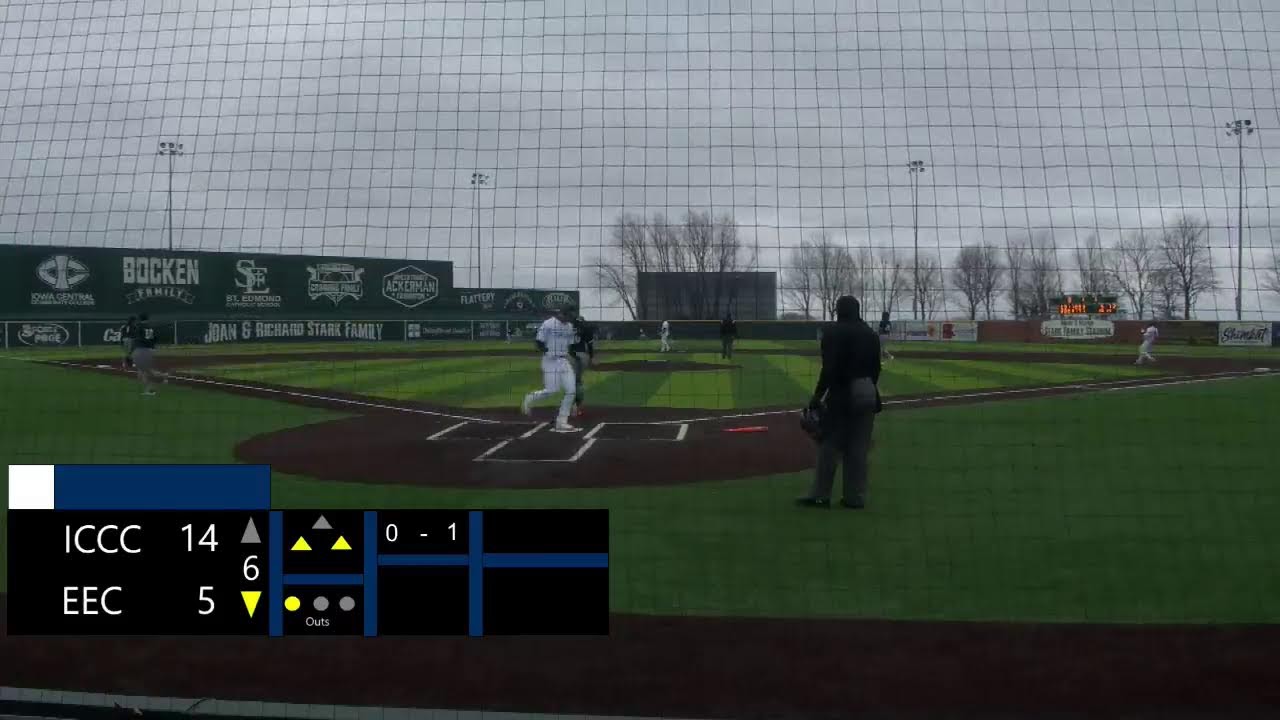 Iowa Central Baseball Tritons vs Ellsworth Community College Panthers