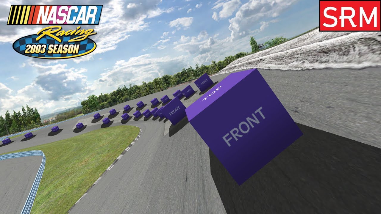 Nr2003 Cube Mod NR2003: Some Cubes Racing at Banked Watkins Glen - YouTube