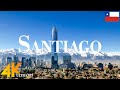 Santiago Chile 4K Ultra HD Stunning Footage Santiago Scenic Relaxation Film With Calming Music