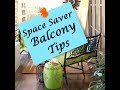 Best Small Balcony Space Saver Ideas: Balcony Makeover tips