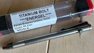 Unboxing - TRCPC (The Right Choice Painting Company) Energel Bolt Pen