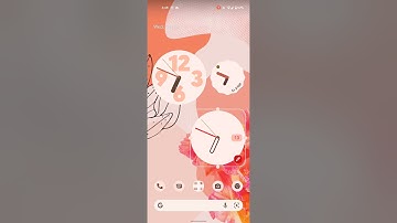 Android 12 New Analog Clock Widgets | Pixel 4a