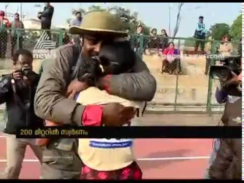 ദേശീയ സ്‌കൂള്‍ മീറ്റ്; ട്രാക്കിനെ ചൂടുപിടിപ്പിച്ച് ആന്‍സി സോജന്‍; സ്‌പ്രിന്‍റ് ഡബിള്‍
