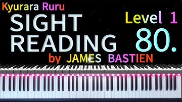 【 SIGHT READING 】Level 1 　 Page 29　 #80　by JAMES BASTIEN