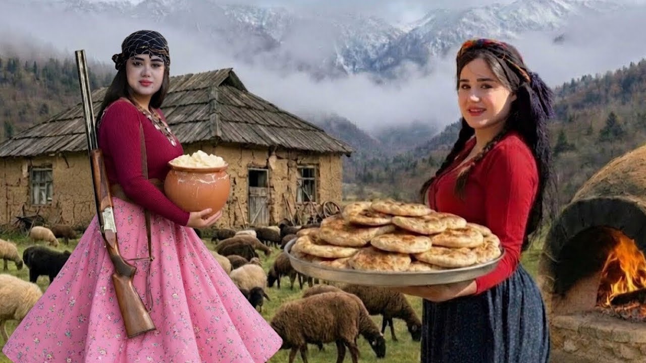 Ежедневная битва горных кочевников | Удивительная повседневная жизнь сельских девушек в высокогорье