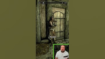 Doorman Oversteps #shorts #gaming #skyrim
