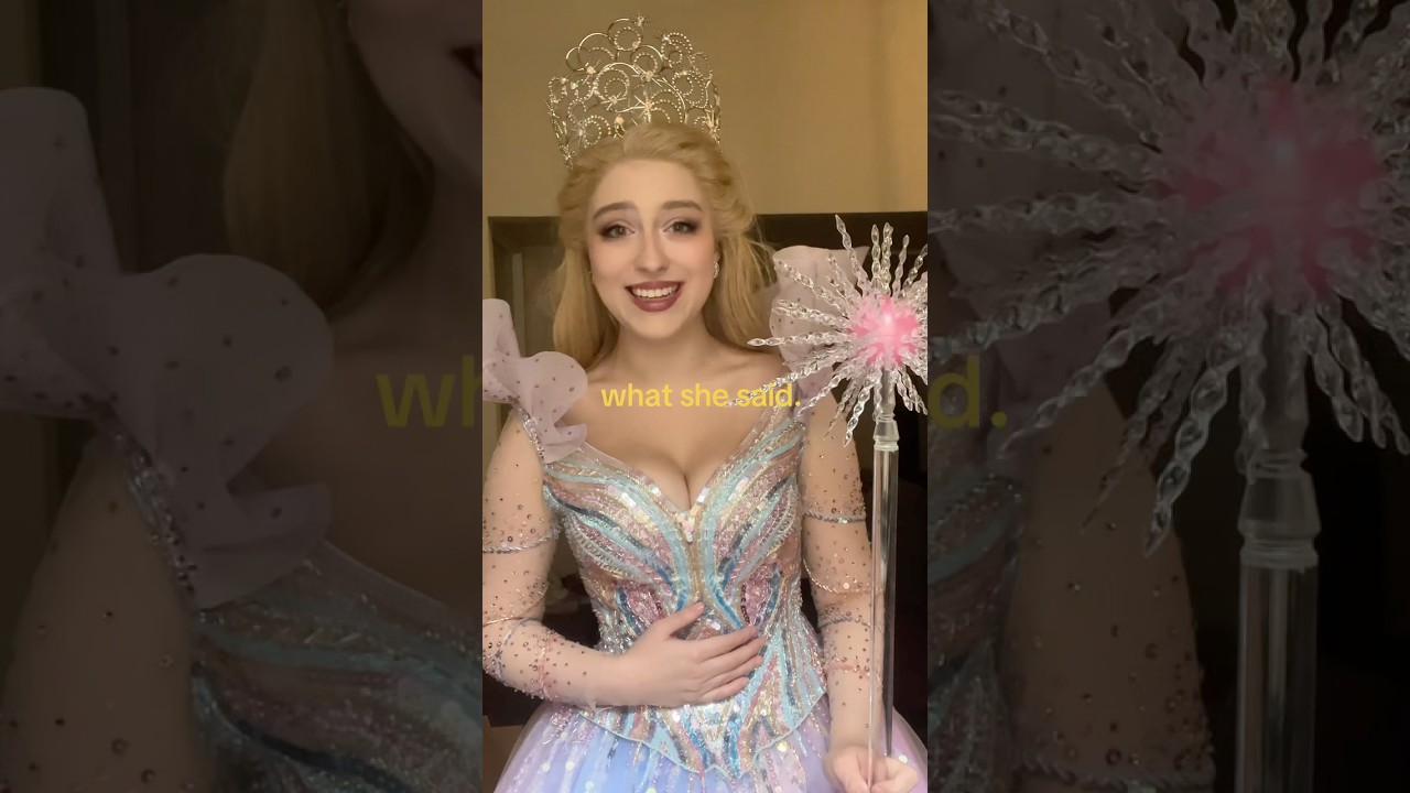 what glinda said. #cosplay #wicked