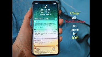 How to clear all notification all at once in iOS
