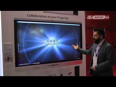 Интерактивные панели Newline на выставке ISE 2017