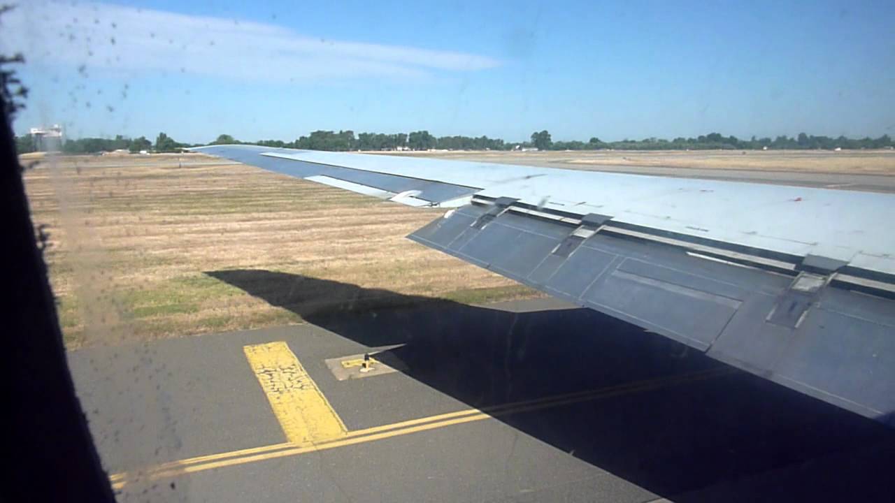 Takeoff from Sacramento McClellan in an ATI DC-8