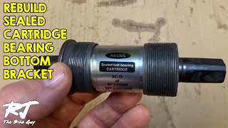 Overhaul/Rebuild Bottom Bracket With Sealed Cartridge Bearings by RJ The Bike Guy 145,352 views 1 year ago 10 minutes, 8 seconds