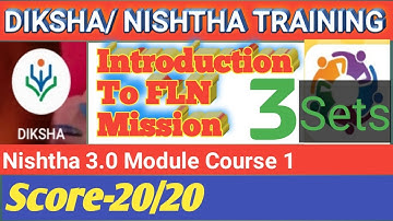 Introduction To FLN Mission Quiz | Diksha Quiz | Nishtha 3.0 courses | Introduction To FLN Mission