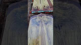 Figured Black Walnut Bookmatches #quad #crotch #figure #feathering #wood #blackwalnut #tables #local Net Worth