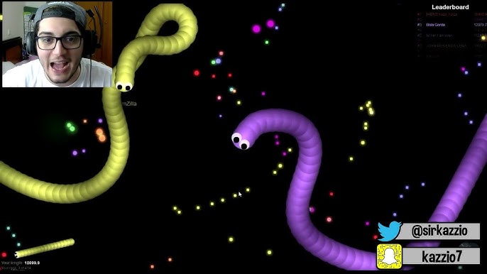 Slither.io - NOVA MINHOCA COM MAIS BOOST DO JOGO ! ( Slither New Snake) -  Vídeo Dailymotion