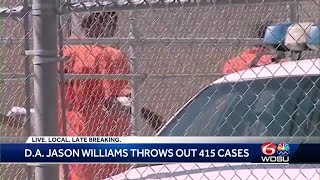 DA Jason Williams throws out more than 400 cases