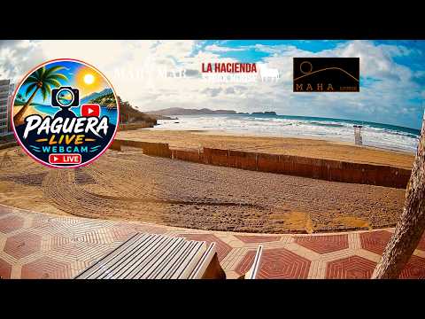 فيديو 🌞 🌊 Mallorca Webcam 4K UHD Tora Beach Paguera 24/7 | Mar y Mar Restaurant #Livestream #beach