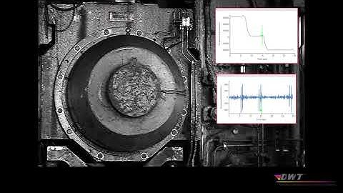 Steel rolling mill motion during operation - Motion Amplification® transient analysis mode