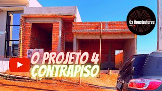 PROJETO 4 #E13 - CONTRAPISO - QUASE PRONTO! Platibanda rebocado + telhado pronto. PREMIO DE JUNHO