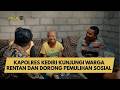 KAPOLRES KEDIRI KUNJUNGI WARGA RENTAN DAN DORONG PEMULIHAN SOSIAL