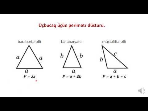 Video: Üçbucağın Perimetrini Necə Tapmaq Olar