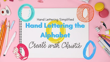 Hand Lettering Alphabet Tutorial for beginners: Uppercase O