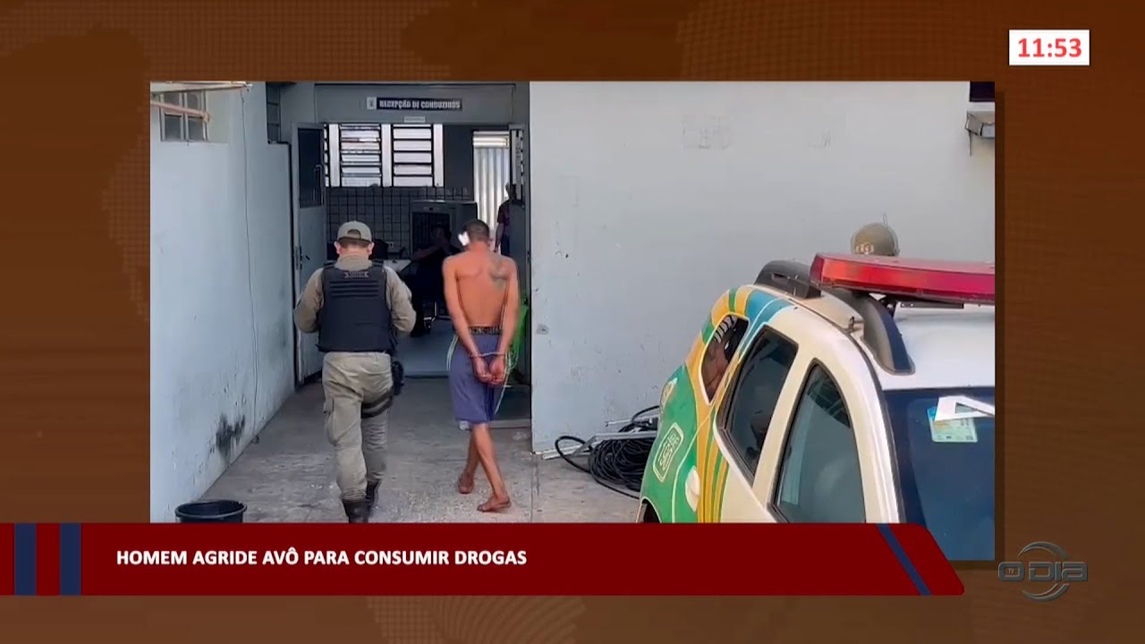 Homem agride avô para consumir drogas 31 07 2023