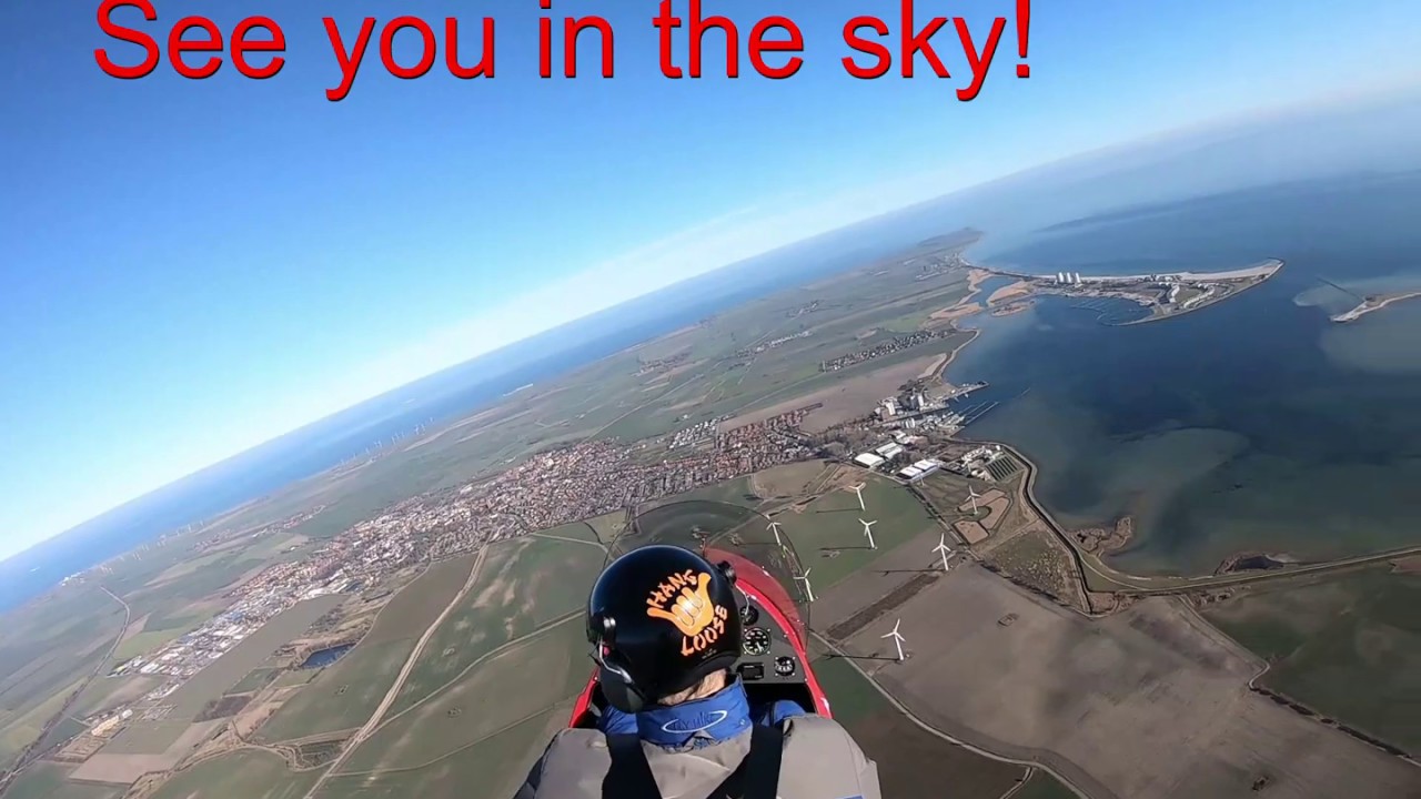 Rundflug Heiligenhafen Fehmarn Februar 2019 mit Gyro-Flights