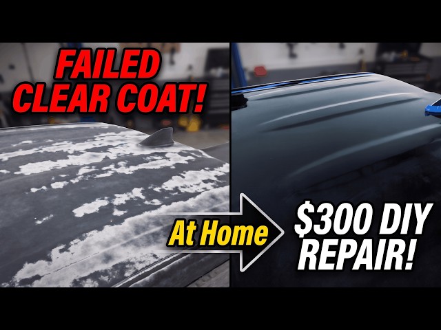 How To Remove Failing Clear Coat (no tools needed) - YouTube