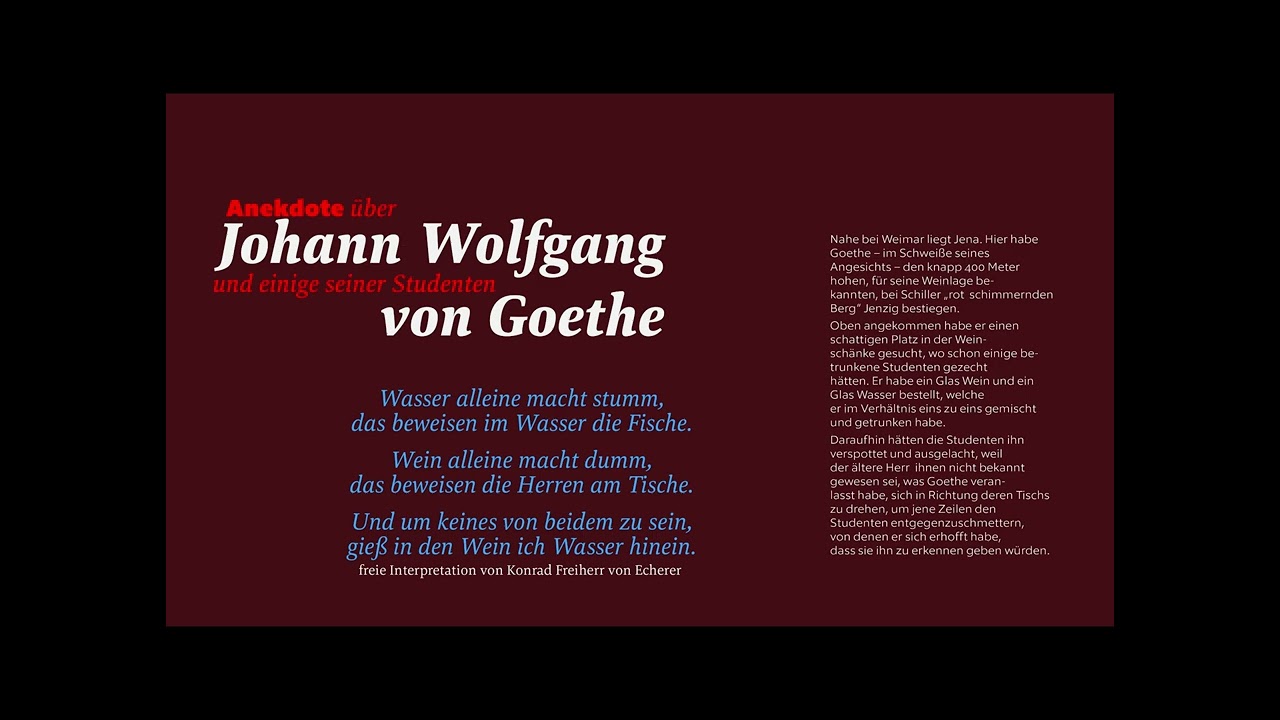 Goethes Welt. In ein neues Jahrhundert: 1780 bis 1832 (Biographie, 3sat)