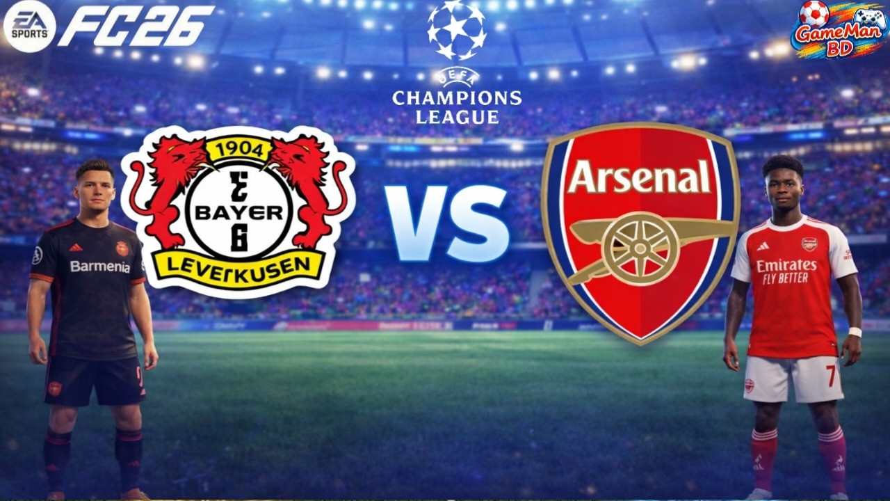 FC 26 - Leverkusen vs Arsenal | UEFA Champions League 25/26.Full Match.Gameplay