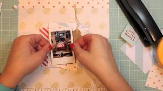 Scrapbooking Process Video 8.5x11 Layout Layout ..love THIS moment..