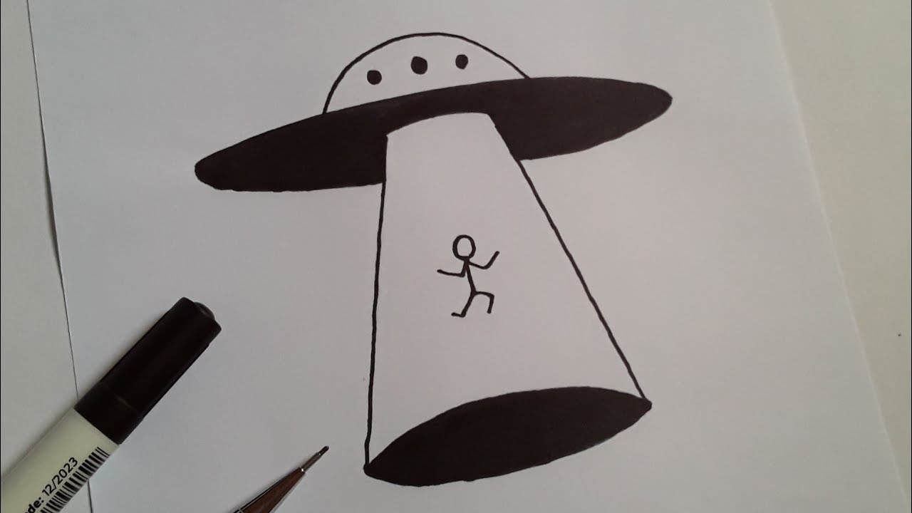 Como desenhar uma espaçonave alienígena