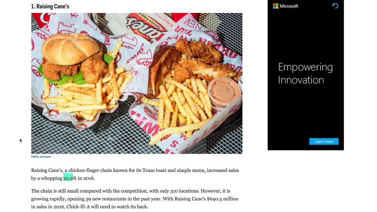 The Fastest Growing Restaurant Chain In The U.S. 2017