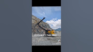 Working at a gold mine#hydraulicdrillingrig #drillandblasting#rockdrilling #goldminer