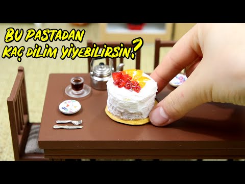 Mini Food - Miniature Cake (Mini Türk Mutfağı - Mini Yaş Pasta)