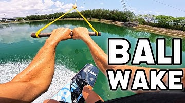 Wakeboarding at BALI WAKE PARK - Raw POV laps
