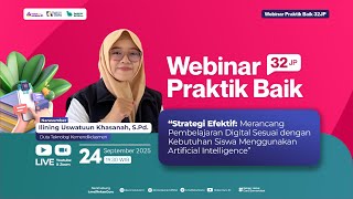 H1: Webinar Rancang Pembelajaran Digital Sesuai Kebutuhan Siswa Menggunakan Artificial Intelligence