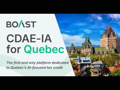 Quebec CDAE IA A Purpose Built Tax Credit Solution 
