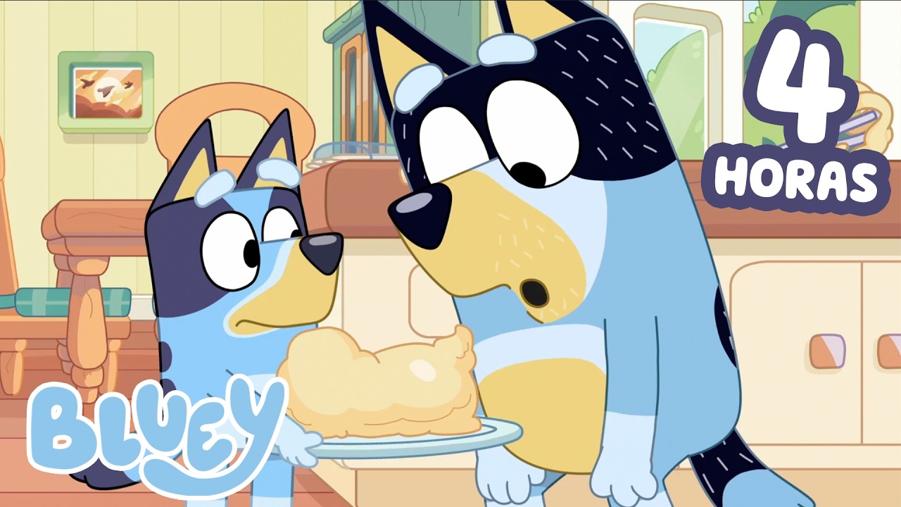 🔴AO VIVO: Bluey ajuda a fazer o bolo de aniversário do Bingo 🎂💙 | Bluey Português Brasil Oficial