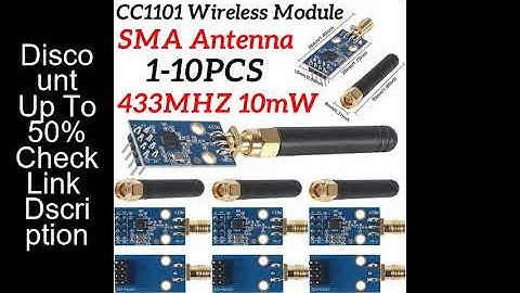 CC1101 Wireless Module With SMA Antenna Wireless Transceiver Module For Arduino 433MHZ